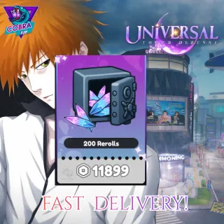 Universal Tower Defense: 200 Rerolls