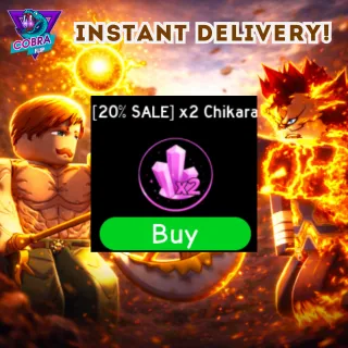 Anime Fighting Simulator: x2 Chikara