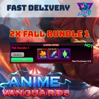 Anime Vanguards:  2x Fall Bundle 1