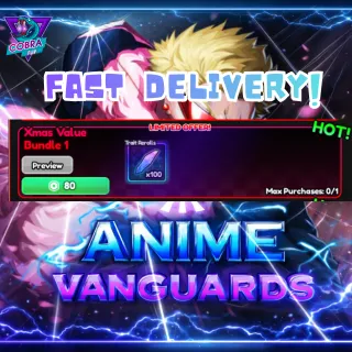 Anime Vanguards: Xmas Value Bundle 1 (own 1 per player)