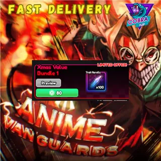 Anime Vanguards: Xmas Value Bundle 1 (own 1 per player)