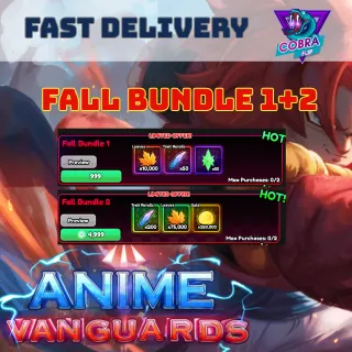Anime Vanguards: Fall Bundle 1 + 2 