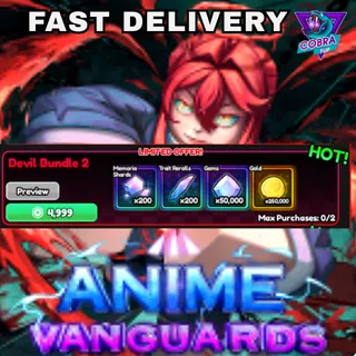 Anime Vanguards: Devil Bundle 2 (X2)