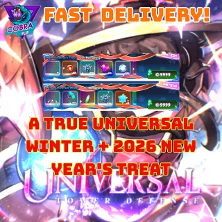 Universal Tower Defense: A true universal winter + 2026 New Year's Treat