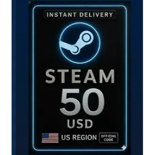 $50.00 USD Steam USA