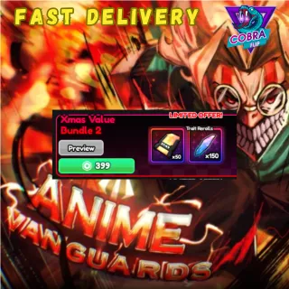 Anime Vanguards: Xmas Value Bundle 2 (own 2 per player)