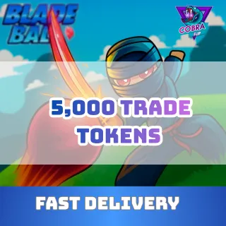 Blade Ball: 5,000 Trade Tokens
