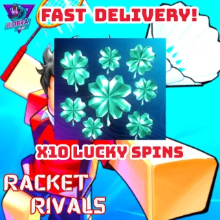 Racket Rivals: x10 luckt spins