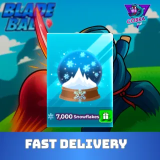 Blade Ball: 7,000 Snowflakes