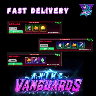 Anime Vanguards: FULL Fall Bundle 1-3