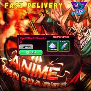 Anime Vanguards: Upd10Part1 Bundle 3x2