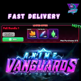 Anime Vanguards: Fall Bundle 1 (x2)