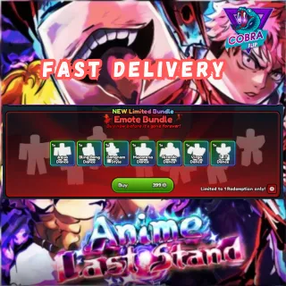 Anime Last Stand: Emote Bunlde