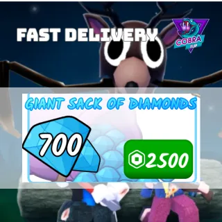 99 Nights in the Forest: GIANT SACK OF DIAMONDS - 700 DIAMONDS