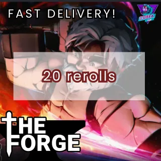 The Forge : 20 rerolls