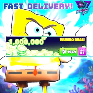 spongebob tower defense: 1000000 Coin packs