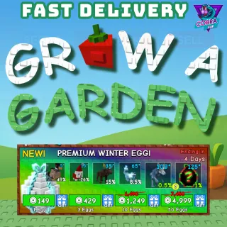 GROW A GARDEN: PREMIUM WINTER EGG x50 Eggs