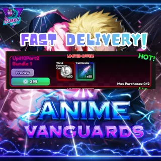 Anime Vanguards: Upd10Part1 Bundle 1 x2