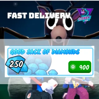 99 Nights in the Forest: GOOD SACK OF DIAMONDS - 250 DIAMONDS