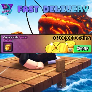  Fish It: 100,000 COINS