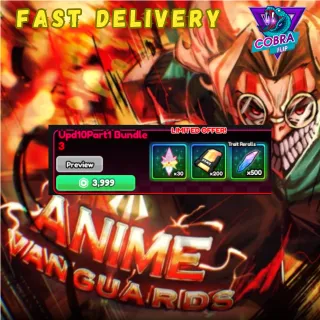 Anime Vanguards: Upd10Part1 Bundle 3