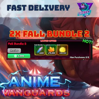 Anime Vanguards:  Fall Bundle 2 x2
