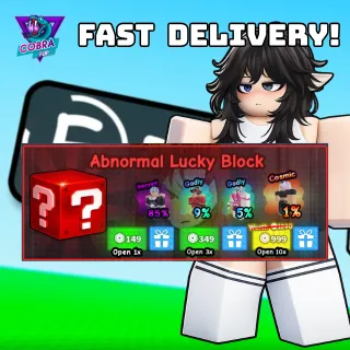 Spin A Baddie: Abnormal Lucky Block - Open 3x