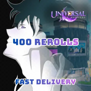 Universal Tower Defense: 400 Rerolls
