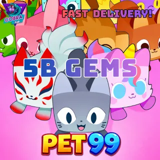 Pet Simulator 99 Gems: 5B Gems