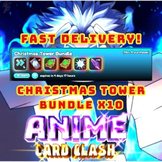 Anime Card Clash: 10x Christmas Tower Bundle