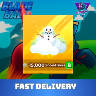 Blade Ball: 15,000 Snowflakes