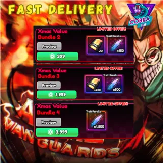 Anime Vanguards: Full Xmas Value Bundle 2 - 4 (x2)