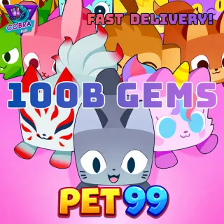 Pet Simulator 99 Gems: 100B Gems
