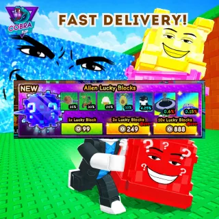 Alien Lucky Blocks 10x