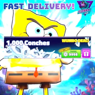 spongebob tower defense: 1000 conches