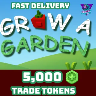 Grow A Garden: 5000 Trade Tokens