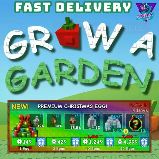 GROW A GARDEN: PREMIUM CHRISTMAS EGG x10 Eggs