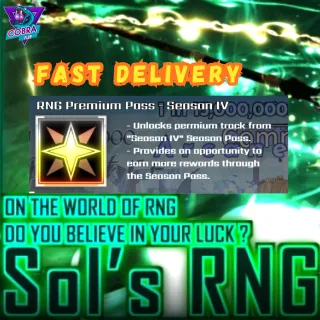  Sol's RNG: RNG Premium Pass - Season IV