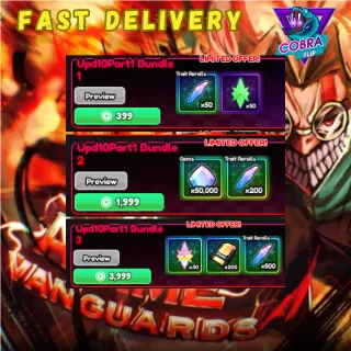 Anime Vanguards: Full Upd10Part1 Bundle 1 - 3