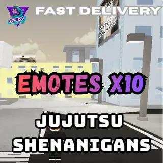 Jujutsu Shenanigans: Emotes x10