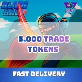 Blade Ball: 5,000 Trade Tokens