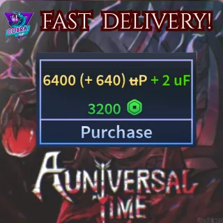 A Universal Time:  6400 (+640) uP + 2 uF (x3)