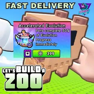 Build a Zoo: Accelerated Evolution