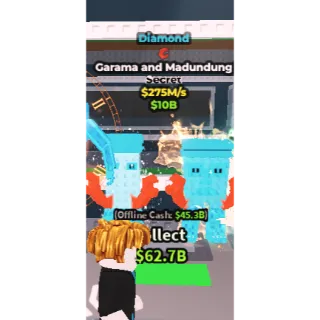 Steal a brainrot Garama and Madundung DIAMOND CRAB 275M/S