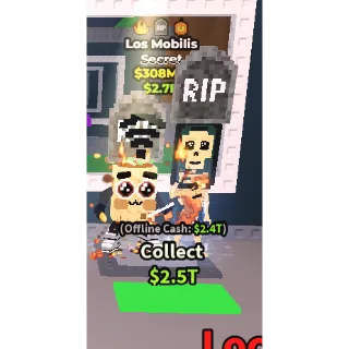 Steal a brainrot Los Mobilis 3 MUTS 308M/S