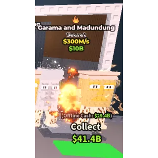Steal a brainrot Garama and Madundung FIRE 300M/S