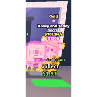 Rosey and Teddy GOLD 701M/S