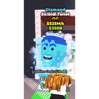 Skibidi Toilet DIAMOND OG RARE