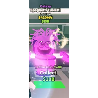 Steal a brainrot Spaghetti Tualetti GALAXY 420M/S