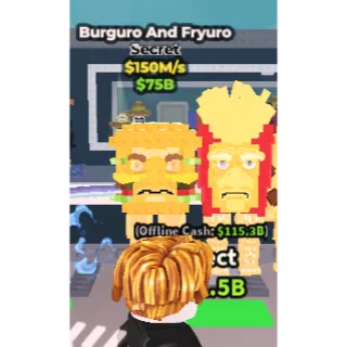 Steal a brainrot Burguro and Fryuro 
